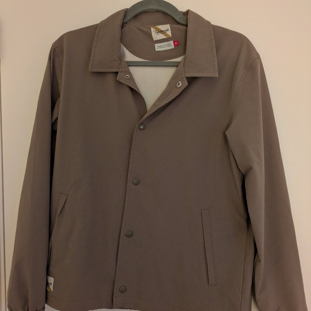 Tracksmith Coaches Jacket Walnut Small - image 2